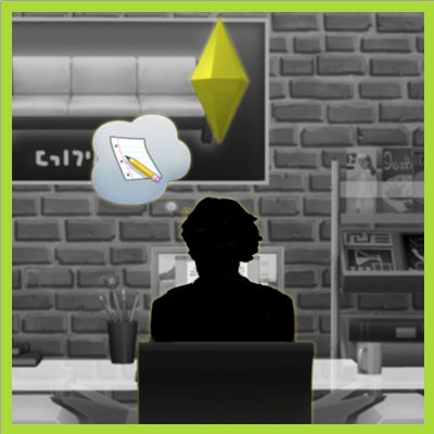 TScopywriter's profile picture. This is an ode to the mysterious, unknown Sim who is responsible for the honest, sarcastic and funny copywriting in the object catalog of TS1-4.