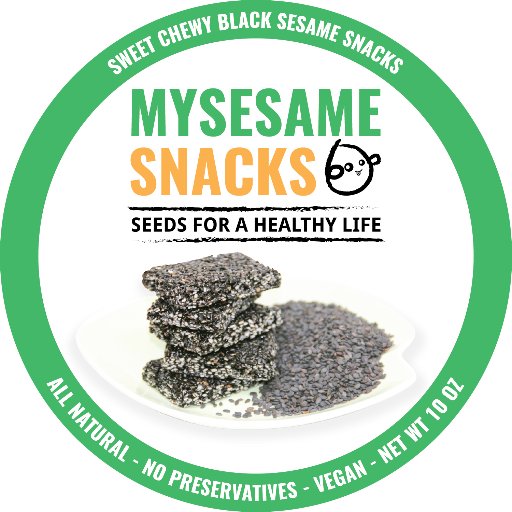 #Vegan, all natural, and contains no preservatives. Delicious chewy #healthy black sesame! Order now!