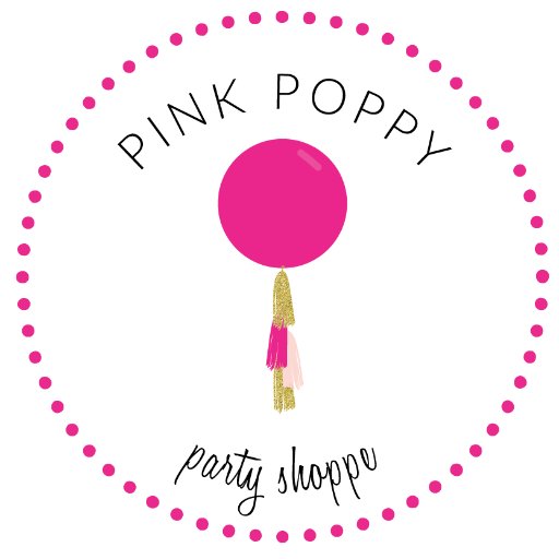Boutique Party and Wedding Supplies  Custom Favors, Balloons, Decor + More! 
: #partywithpinkpoppy 
: hello@pinkpoppypartyshoppe.com
