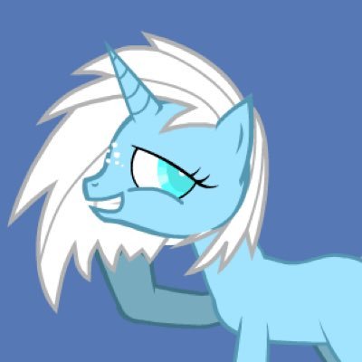 Winter Kiss: Ice Sculptor, Blank Flank(still!), #mlpRp, lanky filly, unicorn!