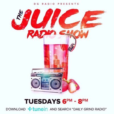 every Tuesday from 6pm-8pm! ✨ email: thejuiceradioshow@gmail.com ✨🤘🏽