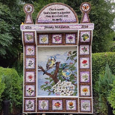 Stoney Middleton Well Dressing Society aims to maintain & promote the custom of Well Dressing for present & future generations. Please visit our Facebook page!