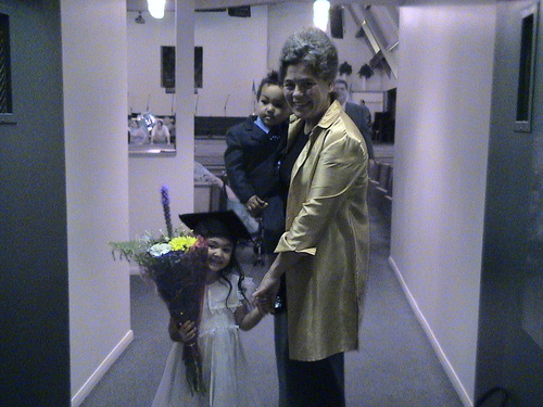 Married joyfully to James N Larson, 36 years. With 1 son, James Vincent, daughter, Nancy(Vinces wife), 3 grands.