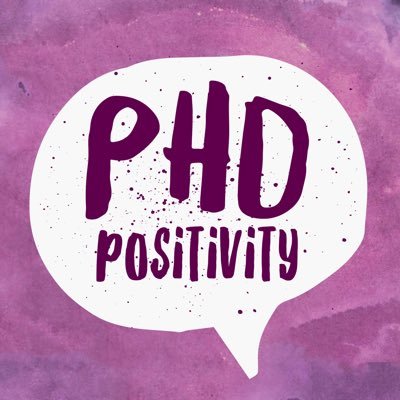 Helping doctoral candidates stay positive, healthy and productive | Share your tips via DM #phdchat #phdpositivity 🎓
