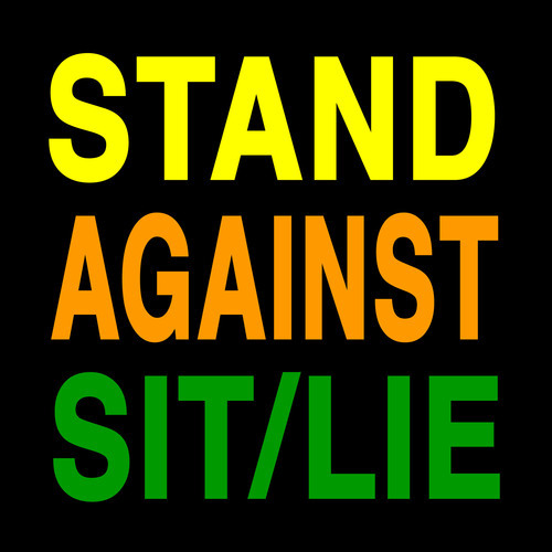 StopSitLieSF's profile picture. We do not believe it should be illegal to sit or lie on the sidewalk in San Francisco.