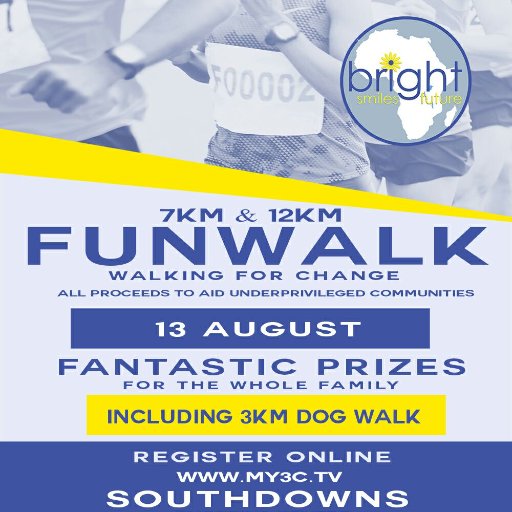 The Bright Smiles Bright Future Funwalk is a non-profit annual race. All proceeds are used in specific community outreaches