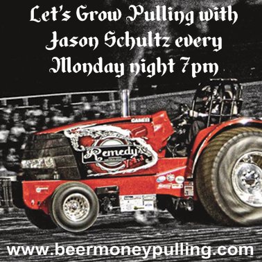 Let's Grow Pulling Hosted by Jason Schultz Monday 7pm Central.  https://t.co/619L5lLgs6