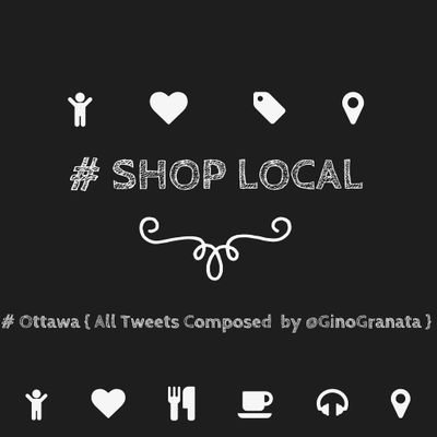 ReTweeting Everything #SmallBizOtt Related & Helping #LocalBusinesses Grow! All Tweets By Business Owner @GinoGranata. Show Your Support, Follow Your LocalBiz