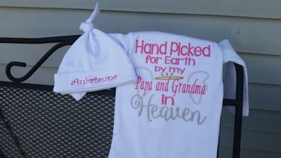 Custom embroidery for sports, weddings, babies, birthdays, and more.