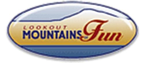 Lookout Mountains of Fun. Ruby Falls- 145 ft underground waterfall, Rock City- scenic nature trail & See 7 States, & Incline- world's steepest passenger