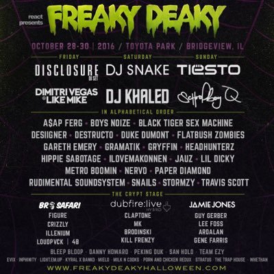 I am a Freaky Deaky AMBASSADOR Discounted Freaky Deaky tickets! NO Taxes NO Service Charges! NOT OFFICIAL FREAKY DEAKY TWITTER PAGE