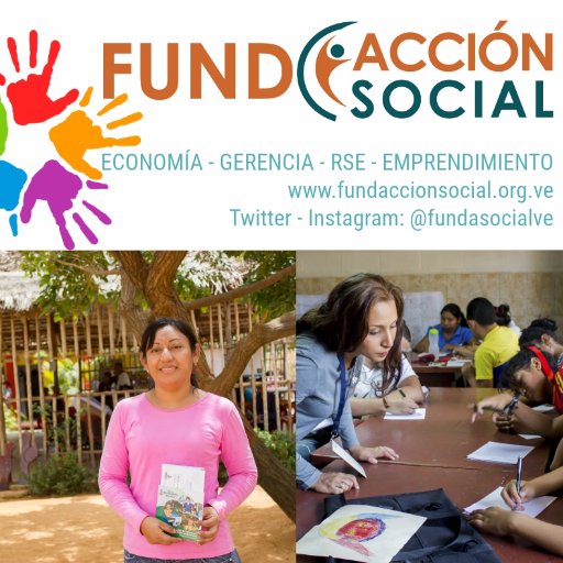 fundasocialve's profile picture. Somos Economistas mentoras de Emprendimiento y Asesoras de RSE. Aliadas de @Banesco en el Programa de Formación de Microempresarios.