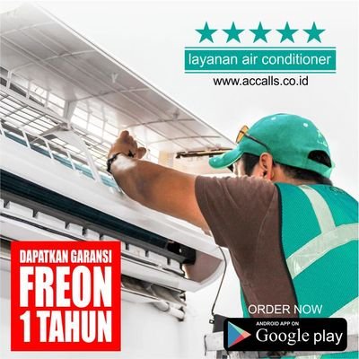 AC Calls melayani service AC, Cuci AC, dan Isi Freon. Dapatkan Garansi Freon AC 1 Tahun. telp (021)22910331
