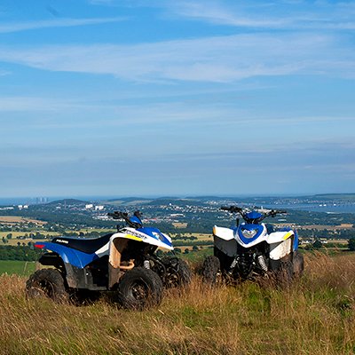 Blacklaw Quad Trekking provided off road quad trekking for families to corporate team building until the owners retired in 2018