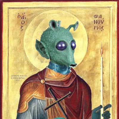 The Church of the Immaculate Rodian. Recognizing the divine wonder of Greedo.