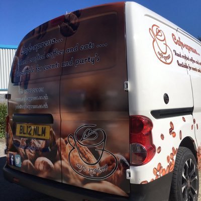 Mobile espresso coffee & food van run by Pete and Sheena in south Hampshire UK working daily and availble for events anywhere in the UK