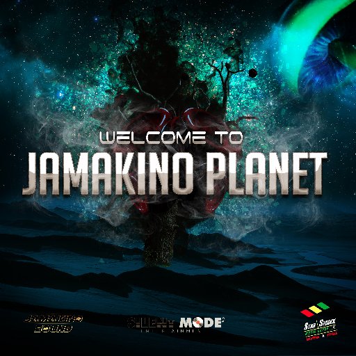 Jamakino is Planet of musicians & artists with a mushroom shaped moon.There is no violence on the planet lime planet earth just occasional musical battles.