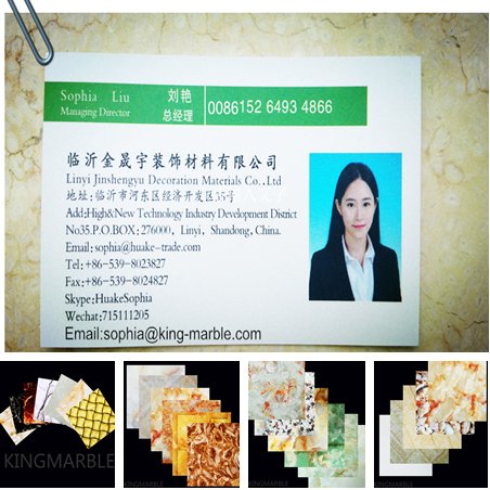 KingmarbleSheet's profile picture. Experience a world of infinite possibilities with KINGMARBLE with more than 1000 patterns for interior wall
decoration/kitchen/bathroom/cabinet/TV-background.