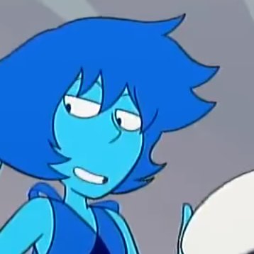 hi im lapis and i hang out with this little green space dorito called peridot i call her peri though we live in a barn and i live what we've done with the place