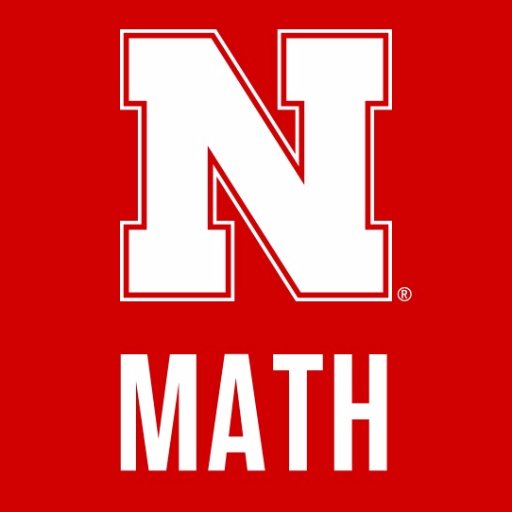 Official Twitter account of the University of Nebraska-Lincoln Department of Mathematics.