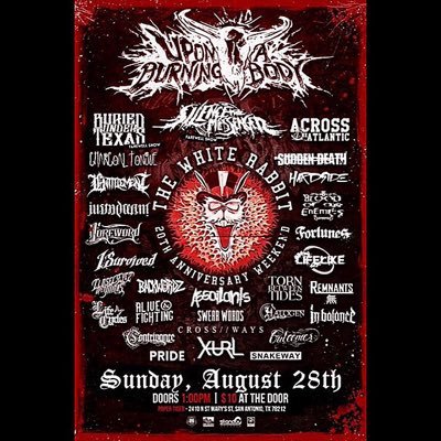 San Antonio Hardcore/Metal originals R.I.P. 2012 - 2016