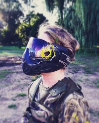 Friendly paintball in the thick of the Hartland woods.