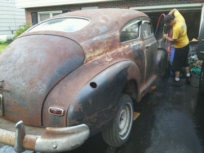 Started this to document the restoration of a 1946 Chevy Fleetline AeroSedan that hasn't been on the road since 1975. Comments and suggestions welcome.