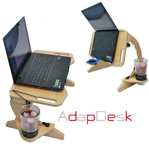 Modern day activities such as studying, working, entertainment, and communication no longer require having a large traditional desk.