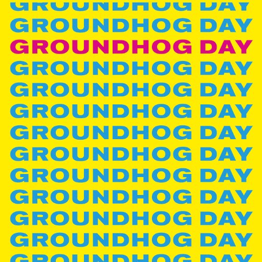 The Olivier Award winning 'Best New Musical' #GroundhogDay with music & lyrics by Tim Minchin & book by Danny Rubin. @Oldvictheatre (2016).