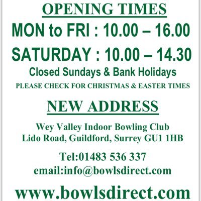 Bowls Retailer based in Guildford, Surrey.