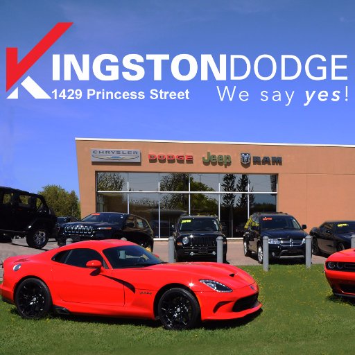 John Farrow, Parts manager, tweeting to our customers and friends about Kingston Dodge, Chrysler and Kingston community events