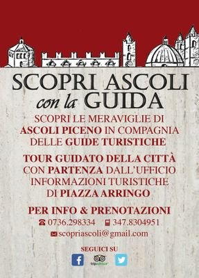 iniziativa nata nel 2014 dall'idea di alcune guide turistiche abilitate della provincia di Ascoli Piceno volta alla conoscenza e
valorizzazione della città