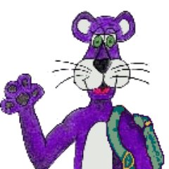 I'm Jeffery P. Panther and I love to hang out at Jefferson Parkway where learning is FUN!