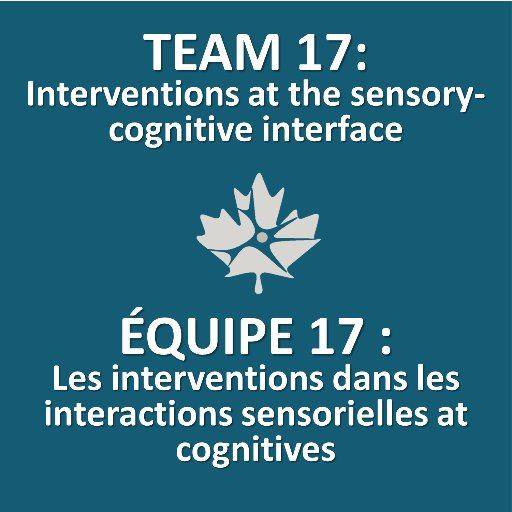 Dementia & the senses: Tweets on behalf of Team 17- Not reflecting @ccna_ccnv Démence & les sens: Tweets au nom de l'équipe 17- Non reflétant @ccna_ccnv