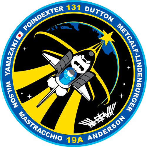 TS-131 (ISS assembly flight 19A) is the next scheduled mission of Space Shuttle Discovery, targeted for launch 5 April 2010.