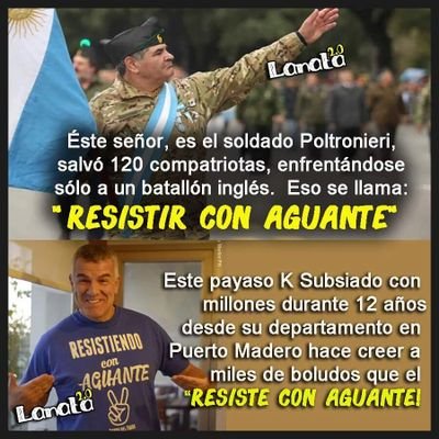 Camionero, excombatiente, antisubversivo, papá y luchador.