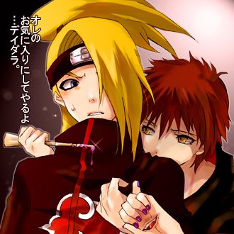 Sasori + Deidara= SasoDei *-*