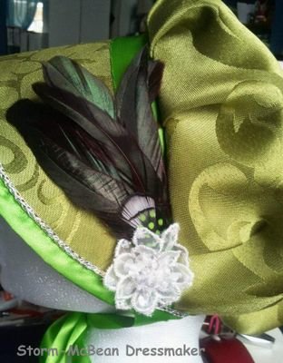 Year's ago, women would not have been without a bonnet. At 'Storm in a Bonnet' we make one off bonnets, using fashion plates as inspiration.