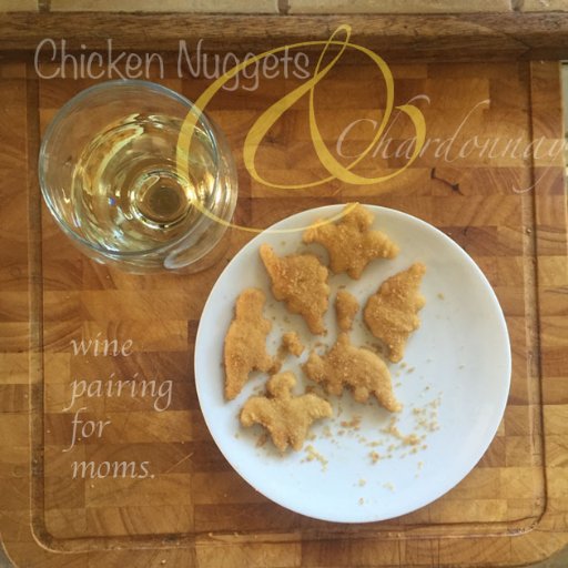 NuggetsandChard's profile picture. wine pairing for moms.