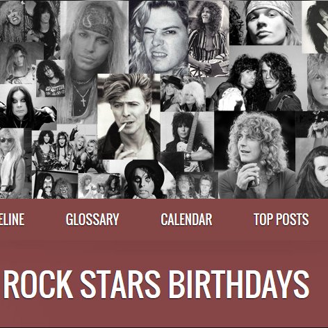 Biographical articles featuring high quality pictures about your favourite artists and musicians published on their birthdays