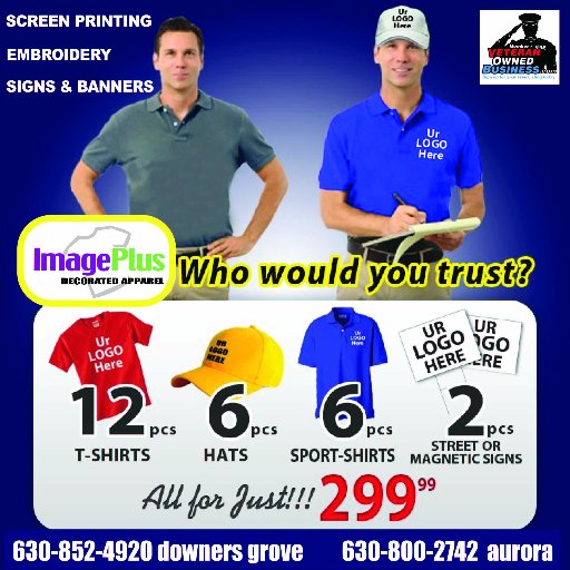 Custom Screen Printing, Embroidery & Signs