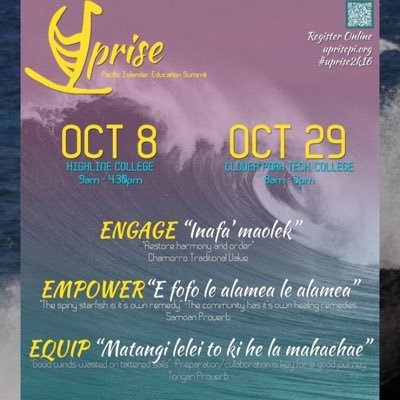 The annual education summit in the Northwest for Pacific Islander students, parents and all faculty. Join us this October at either locations.