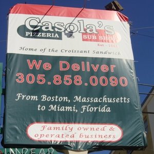 Casola's Pizzeria and Sub Shop
Established in 1982
305-858-0090
2437 Sw 17 Ave 
Miami, Fl 33145
Menu at https://t.co/nxgOXNI5S0