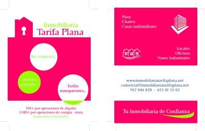Intermediación inmobiliaria sin sorpresas. Tarifa Plana. 350€/alquileres. 2.500€/compra-ventas. 957 046 820/ 655 01 55 02