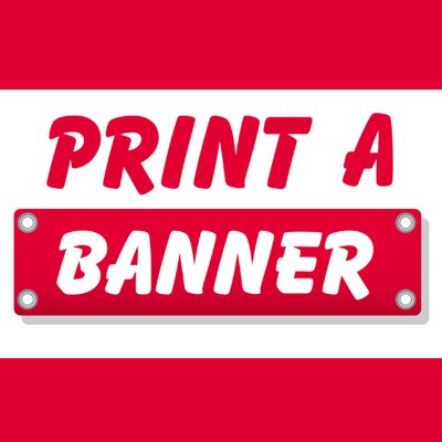 Print A Banner Printabanner Twitter
