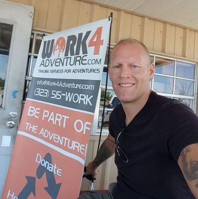 I’m Rick with Work4Adventure, a project that allows me to trade my vast professional services for your accommodation, goods, services, and/or cash donation.