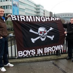 Birmingham Boys in Brown - Blues & Villa fans supporting FCSP since 2000