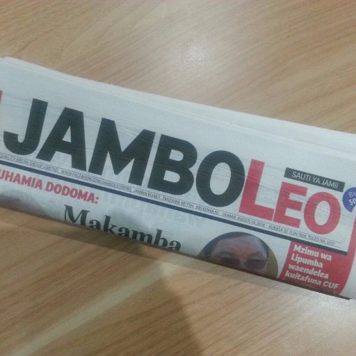 #JamboLeo- https://t.co/Uvgf0JTLKL Trusted news source of #DaresSalaam, mainland #Tanzania & #Zanzibar | #EastAfrica | #Africa. Note: RTs are not endorsements.