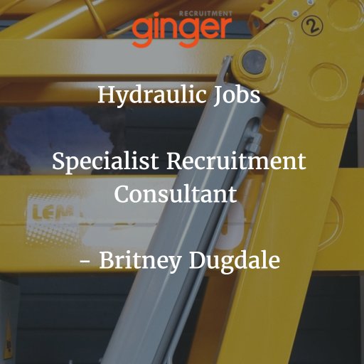 HydraulicsJobs's profile picture. Follow this page for the latest recruitment updates for the Hydraulics Industry! Get in touch with Britney, 01200 430100, britney@ginger-recruitment.co.uk