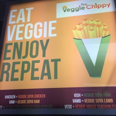 The 1st pure vegan and vegetarian chippy in the uk B19 3ua hockley Birmingham 0121 448 7557
